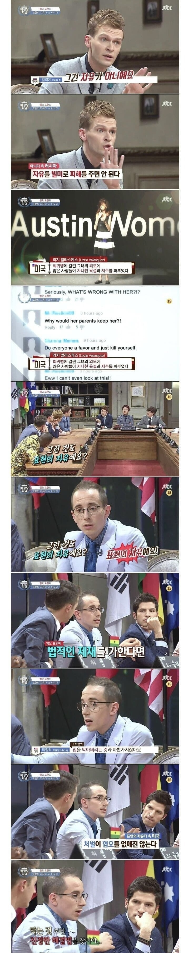 표현의 자유에대한 생각 미국vs독일