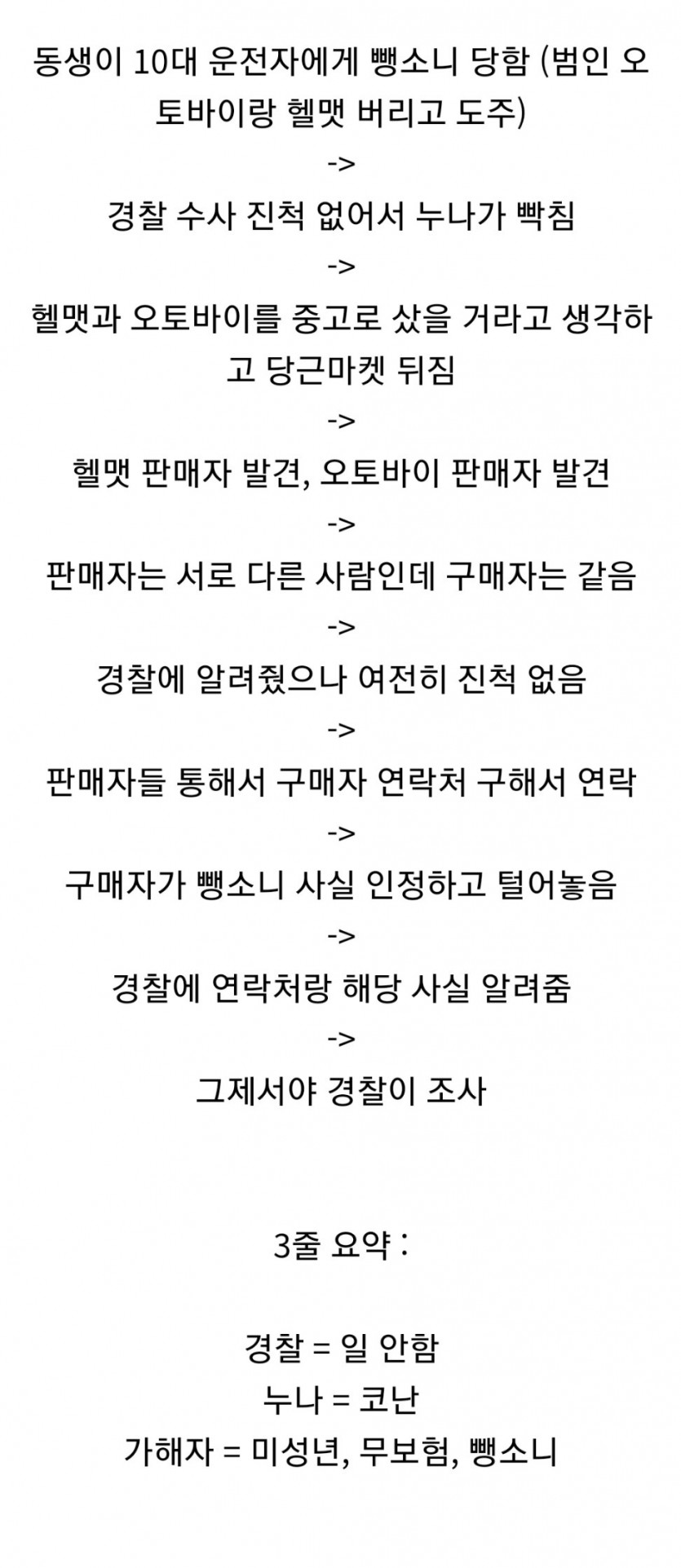 동생 뺑소니범 당근마켓으로 잡은 누나