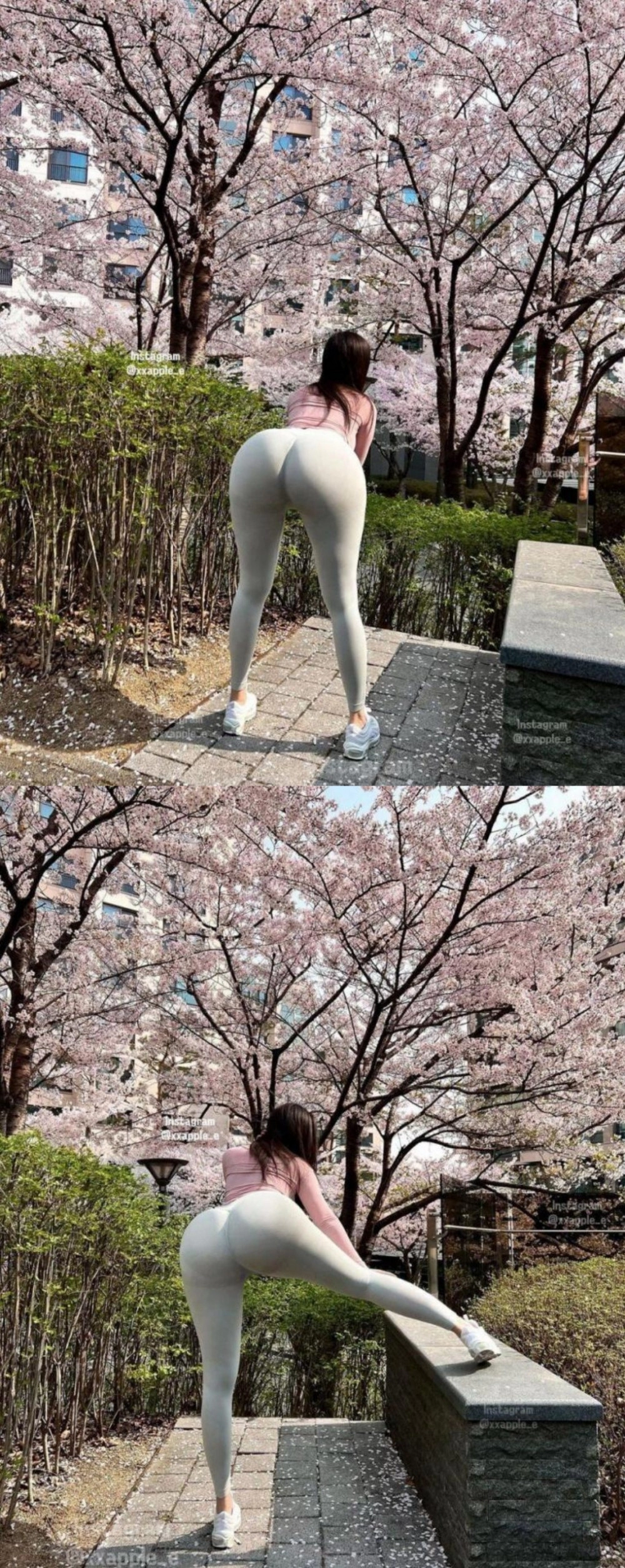 엉덩이가 명찰인 누나