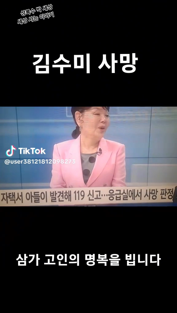 김수미 사망